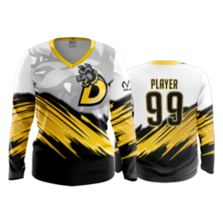 2464 FD Womens V-Neck Longsleeve TRI-VALLEY-DAWGS