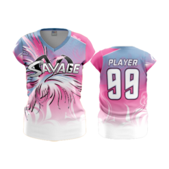 2461 FD Womens V-Neck Capsleeve MOJO-SAVAGE
