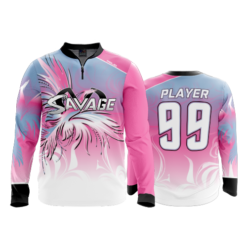 2461 FD Quarter Zip Batting Jacket LS MOJO-SAVAGE