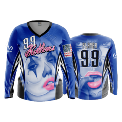 1727 FD Womens V-Neck Longsleeve 99-PROBLEMS