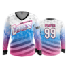 2434 FD Womens V-Neck Longsleeve HOT-MESS-EXPRESS-FLO-FLO INK + $5