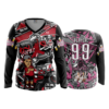 2435 FD Womens V-Neck Longsleeve CHUBBY-FADES-BARBERSHOP