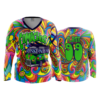 2450 FD Womens V-Neck Longsleeve COMACHOS-HIPPY