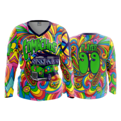 2450 FD Womens V-Neck Longsleeve COMACHOS-HIPPY