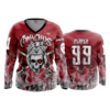 2450 FD Womens V-Neck Longsleeve COMACHOS-LIONS-PRIDE