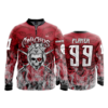 2450 FD Quarter Zip Batting Jacket LS COMACHOS-LIONS-PRIDE