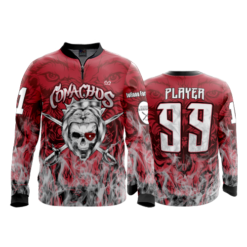 2450 FD Quarter Zip Batting Jacket LS COMACHOS-LIONS-PRIDE