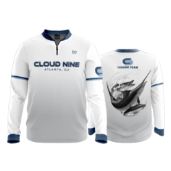 2442 FD Quarter Zip LS - Ribbed Collar CLOUD-NINE-FISHING