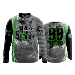 1474 FD Quarter Zip Batting Jacket LS BREAK-THE-STIGMA