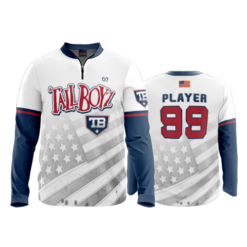 2440 FD Quarter Zip Batting Jacket LS TALL-BOYZ