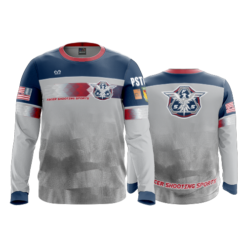 2444 FD Long Sleeve MENS FACER-SHOOTING-SPORTS-GREY