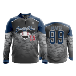 2451 FD Quarter Zip Batting Jacket LS CHANGE-UPS