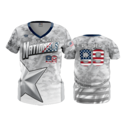 2438 FD Womens V-Neck GREAT-LAKES-NATIONALS