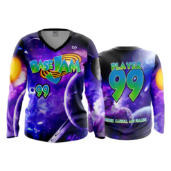 2443 FD Womens V-Neck Longsleeve BASE-JAM