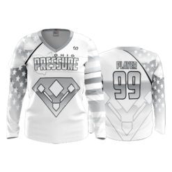2446 FD Womens V-Neck Longsleeve OHIO-PRESSURE