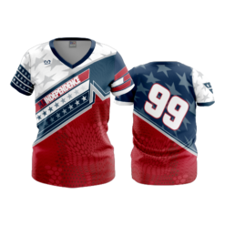 1742 FD Womens V-Neck MA-INDEPENDENCE