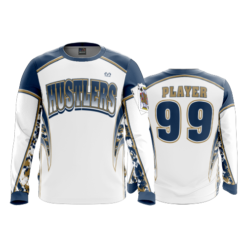 2453 FD Long Sleeve MENS HUSTLERS-WHITE
