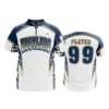 2453 FD Quarter Zip Batting Jacket SS HUSTLERS-WHITE