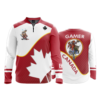 310 FD Quarter Zip Batting Jacket LS TEAM-CANADA
