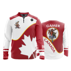 310 FD Quarter Zip Batting Jacket LS TEAM-CANADA