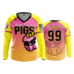 2115 FD Womens V-Neck Longsleeve RALLY-PIGS