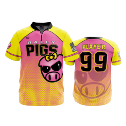 2115 FD Quarter Zip Batting Jacket SS RALLY-PIGS
