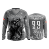 2455 FD Womens V-Neck Longsleeve WEAPONS-GREY