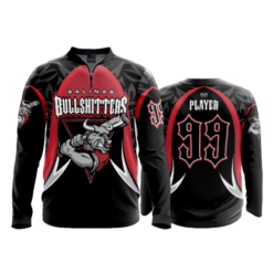 2465 FD Quarter Zip Batting Jacket LS SALINAS-BULLSHITTERS