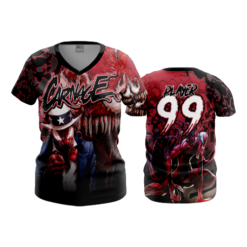 2458 FD Womens V-Neck CARNAGE