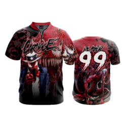 2458 FD Quarter Zip Batting Jacket SS CARNAGE