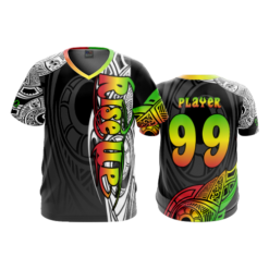 2466 FD Sport V-Neck MENS RISE-UP-BLACK