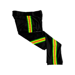 2466 CL BLACK CUSTOM BRAID MENS PANT RISE-UP-BLACK