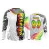 2466 FD Womens V-Neck Longsleeve RISE-UP-WHITE