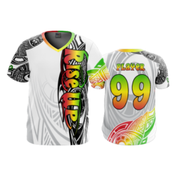 2466 FD Sport V-Neck MENS RISE-UP-WHITE