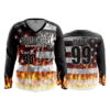2454 FD Womens V-Neck Longsleeve CAMBRIDGE-FIRE-DEPT