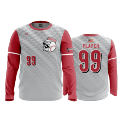2449 FD Long Sleeve MENS JUSTICE-STRENGTH-AND-FITNESS-REDS
