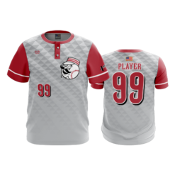 2449 FD 2 Button JUSTICE-STRENGTH-AND-FITNESS-REDS