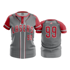 2498 FD Womens 2 Button SCARLET-LASERS-GREY
