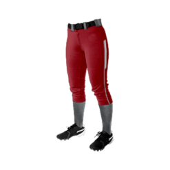 2498 FD Girls Fastpitch Pant CL SCARLET-LASERS-GREY