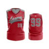 2498 FD Womens V-Neck Sleeveless SCARLET-LASERS-RED