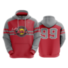 2498 FD Hoody SCARLET-LASERS-RED