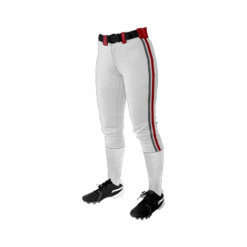 2498 FD Girls Fastpitch Pant CL SCARLET-LASERS-WHITE