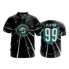 1347 FD Quarter Zip Batting Jacket SS LASERS-TEAL-BLACK