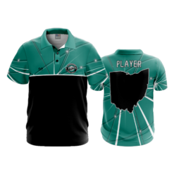 1347 FD Polo LASERS-TEAL-TEAL