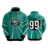 1347 FD Hoody LASERS-TEAL-TEAL