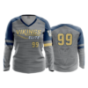 2495 FD Womens V-Neck Longsleeve VIKINGS-ELITE-GREY