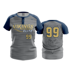 2495 FD Womens 2 Button VIKINGS-ELITE-GREY