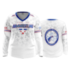 1973 FD Womens V-Neck Longsleeve AMERICAN-ARM-WRESTLING