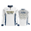 2506 FD Quarter Zip Batting Jacket LS VIKINGS-ELITE-WHITE