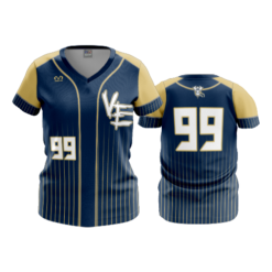 2506 FD Womens V-Neck VIKINGS-ELITE-PINSTRIPE